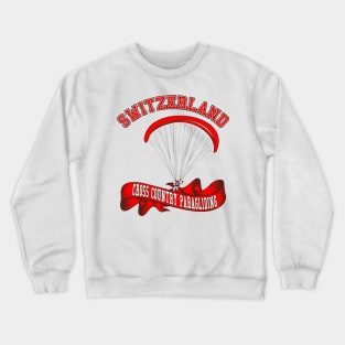 switzerland Paragliding | Casual 2 Sided Crewneck Sweatshirt